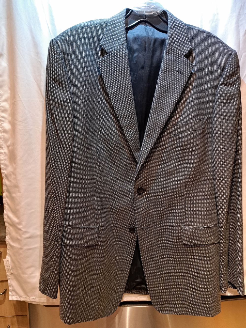 Versace Collection Gray Houndstooth Sport Coat